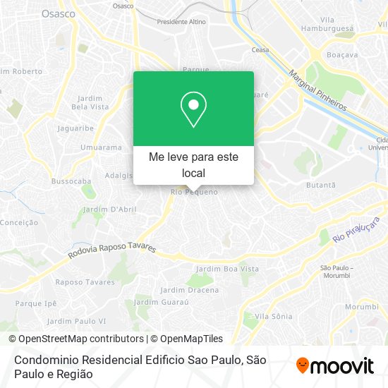 Condominio Residencial Edificio Sao Paulo mapa