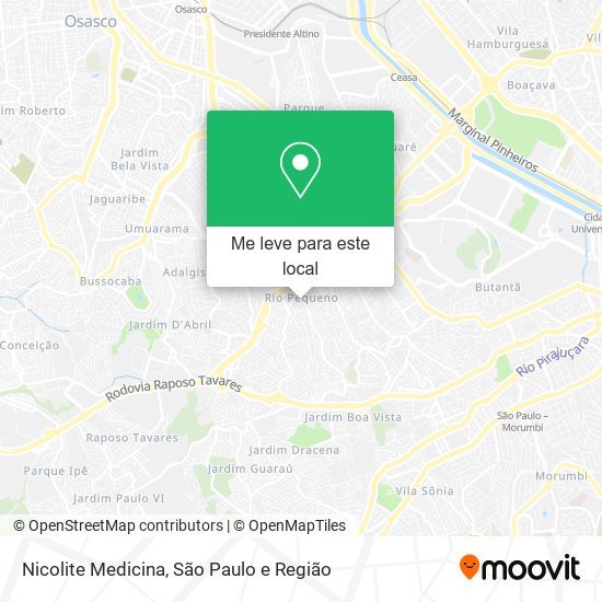 Nicolite Medicina mapa