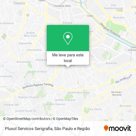 Plusol Servicos Serigrafia mapa