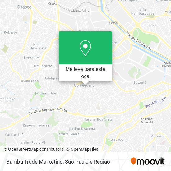 Bambu Trade Marketing mapa