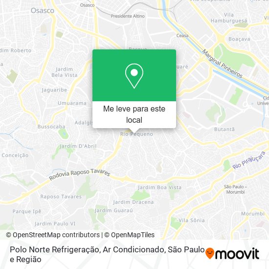 Polo Norte Refrigeração, Ar Condicionado mapa