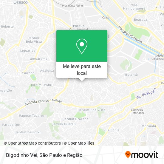 Bigodinho Vei mapa