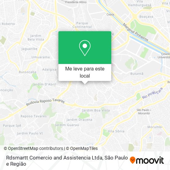 Rdsmartt Comercio and Assistencia Ltda mapa