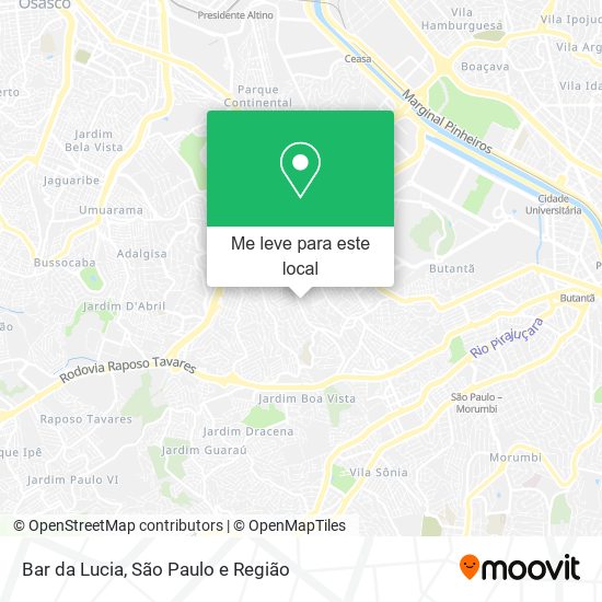 Bar da Lucia mapa