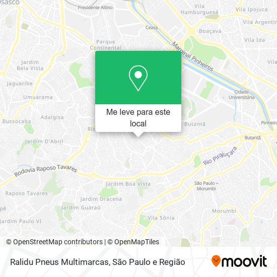 Ralidu Pneus Multimarcas mapa