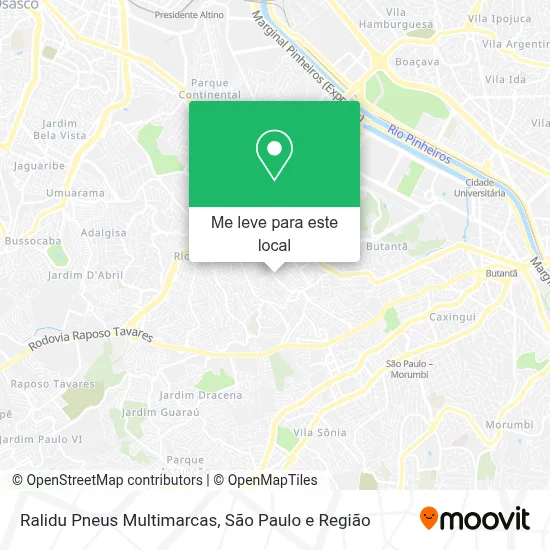 Ralidu Pneus Multimarcas mapa