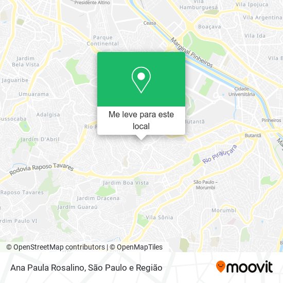 Ana Paula Rosalino mapa