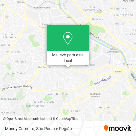 Mandy Carneiro mapa