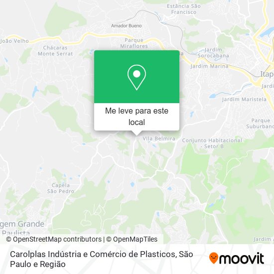 Carolplas Indústria e Comércio de Plasticos mapa