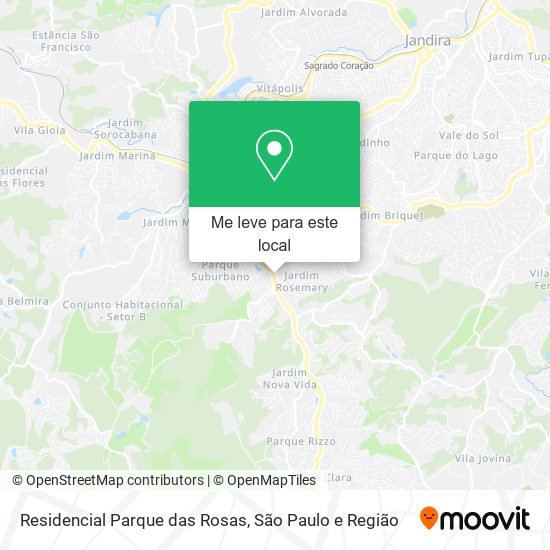 Residencial Parque das Rosas mapa