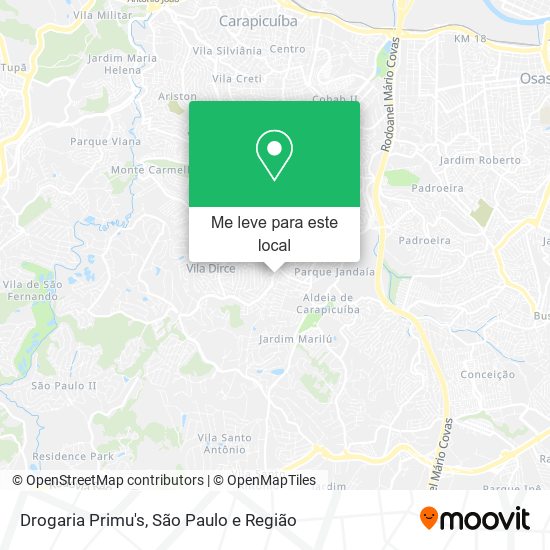 Drogaria Primu's mapa