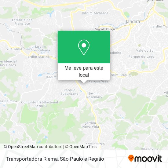 Transportadora Riema mapa