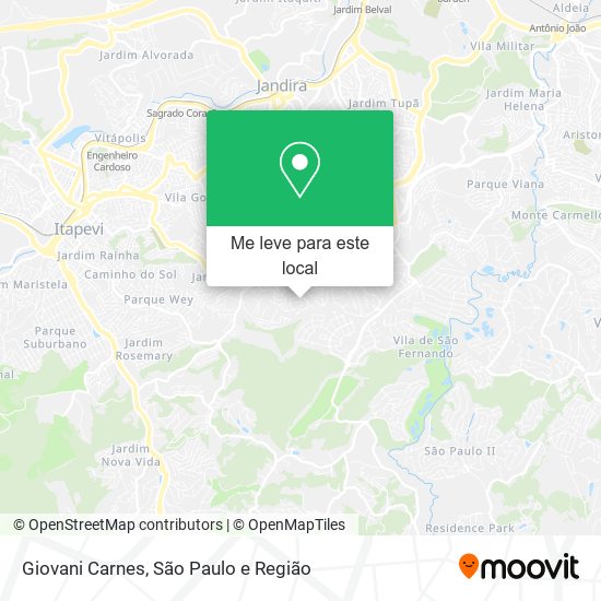 Giovani Carnes mapa