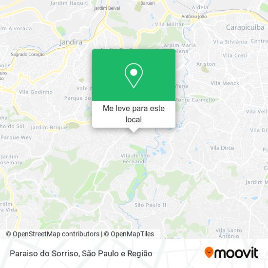 Paraiso do Sorriso mapa