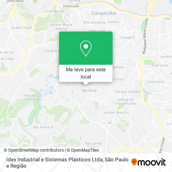 Idex Indústrial e Sistemas Plásticos Ltda mapa