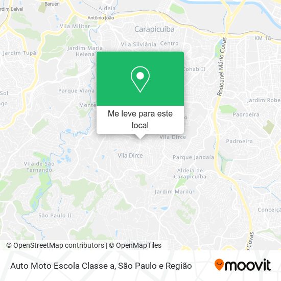 Auto Moto Escola Classe a mapa