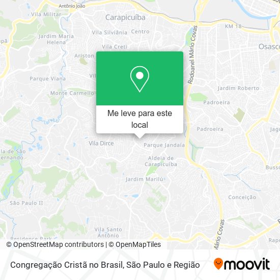Congregação Cristã no Brasil mapa