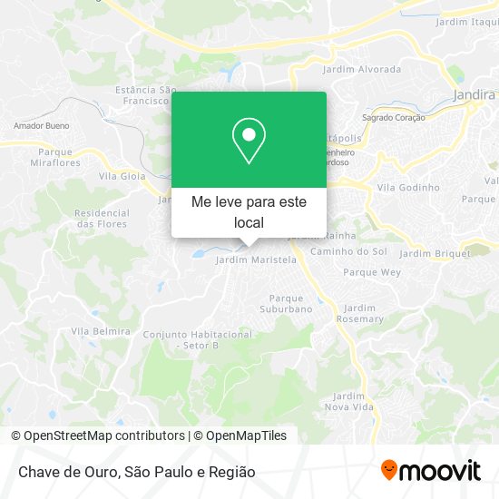 Chave de Ouro mapa