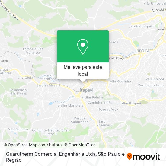 Guarutherm Comercial Engenharia Ltda mapa