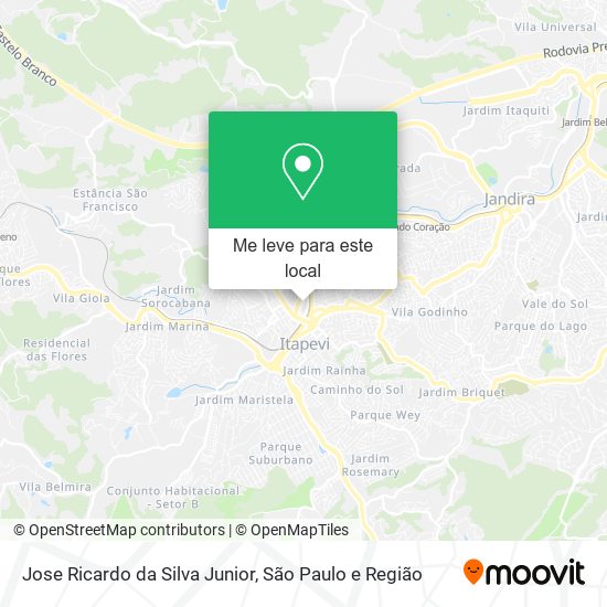Jose Ricardo da Silva Junior mapa