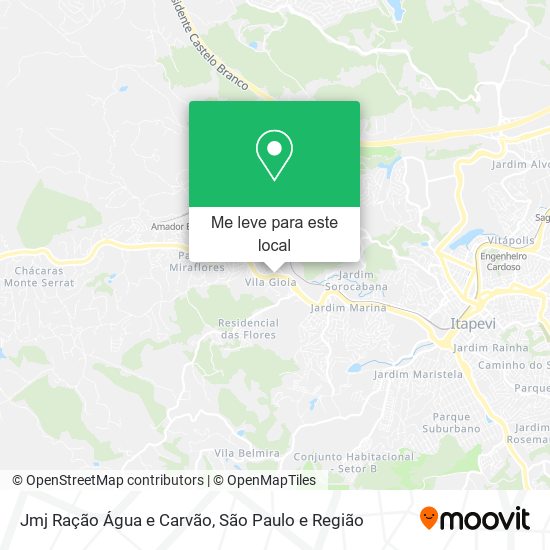 Jmj Ração Água e Carvão mapa