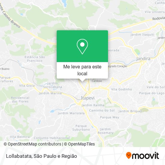 Lollabatata mapa
