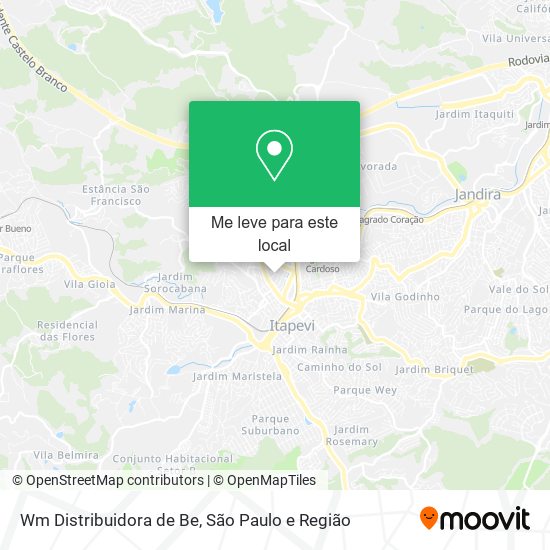 Wm Distribuidora de Be mapa