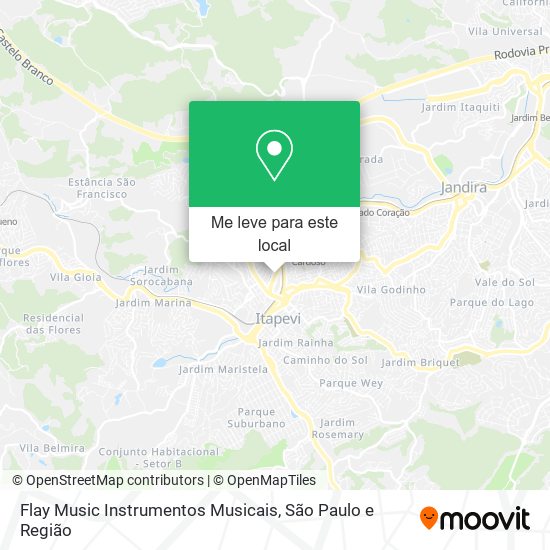 Flay Music Instrumentos Musicais mapa