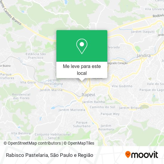 Rabisco Pastelaria mapa