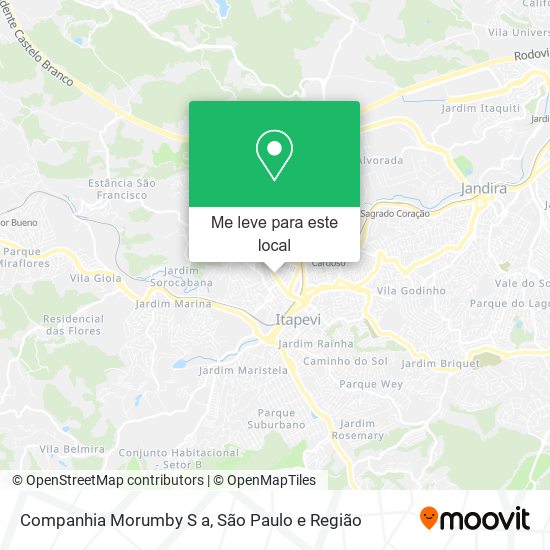 Companhia Morumby S a mapa