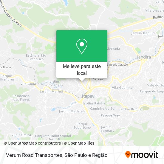 Verum Road Transportes mapa