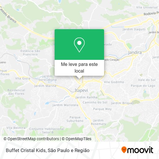 Buffet Cristal Kids mapa