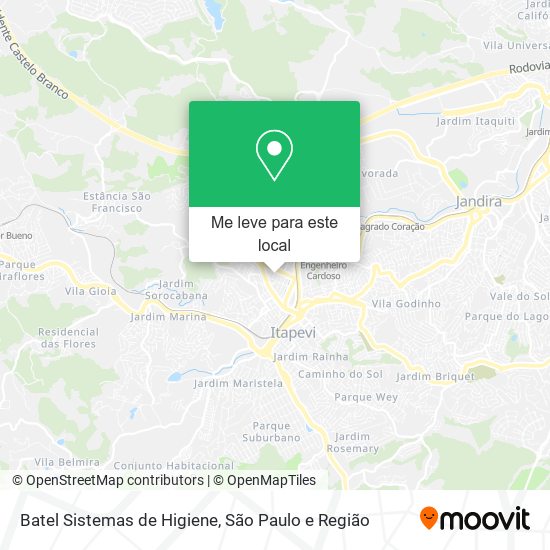 Batel Sistemas de Higiene mapa