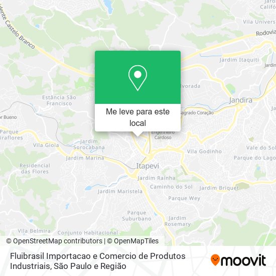 Fluibrasil Importacao e Comercio de Produtos Industriais mapa