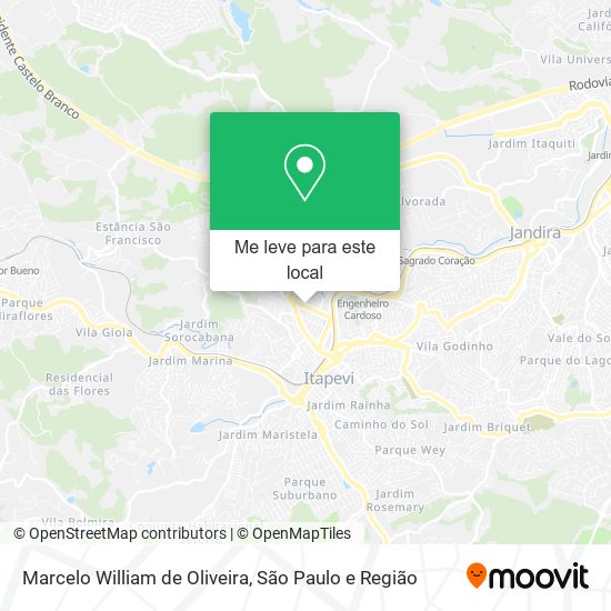 Marcelo William de Oliveira mapa