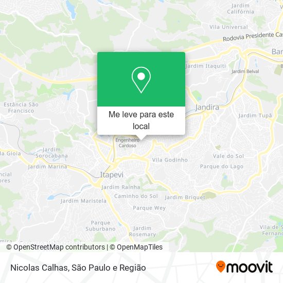 Nicolas Calhas mapa