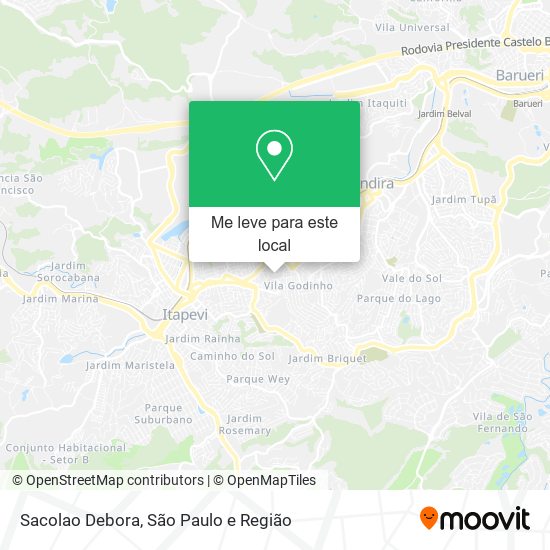 Sacolao Debora mapa