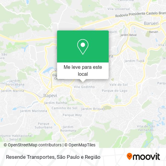 Resende Transportes mapa