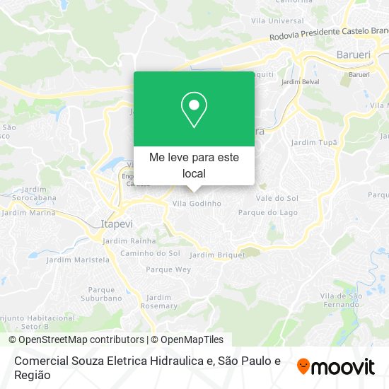 Comercial Souza Eletrica Hidraulica e mapa