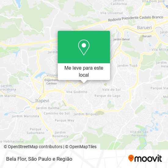 Bela Flor mapa