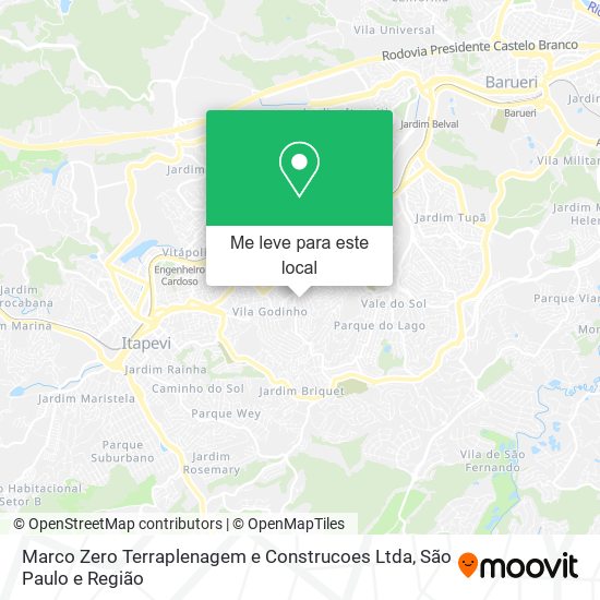 Marco Zero Terraplenagem e Construcoes Ltda mapa