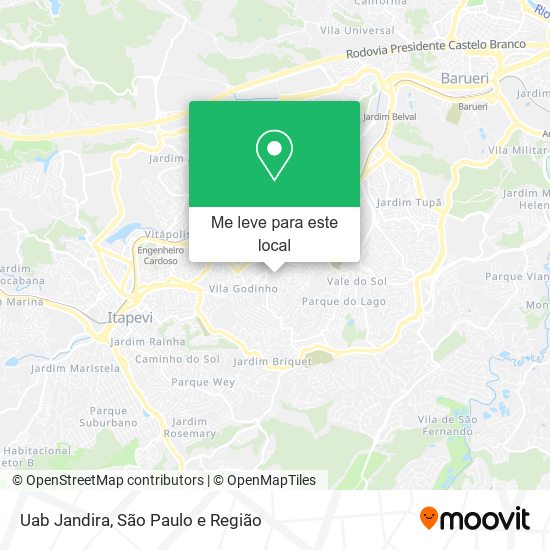 Uab Jandira mapa