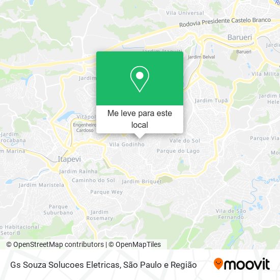 Gs Souza Solucoes Eletricas mapa