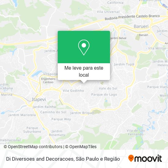 Di Diversoes and Decoracoes mapa