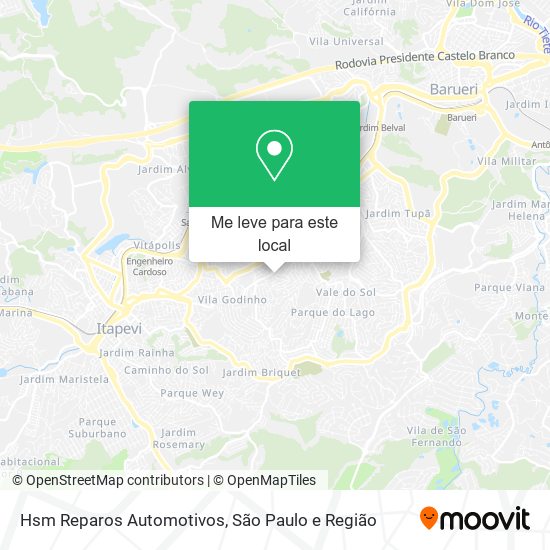 Hsm Reparos Automotivos mapa