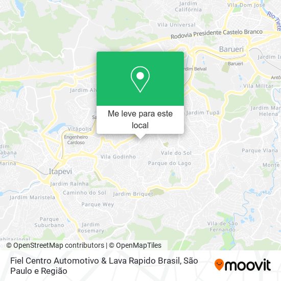 Fiel Centro Automotivo & Lava Rapido Brasil mapa