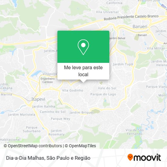 Dia-a-Dia Malhas mapa