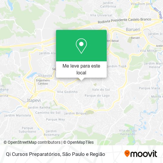 Qi Cursos Preparatórios mapa