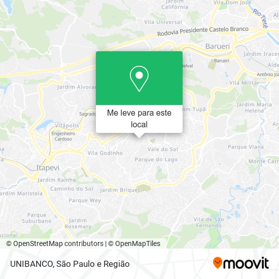 UNIBANCO mapa