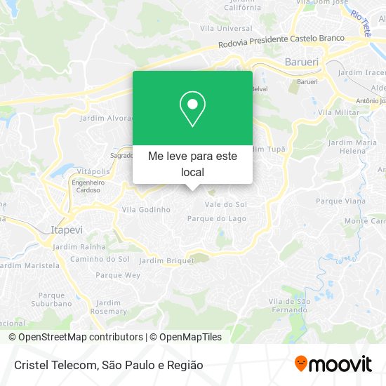 Cristel Telecom mapa